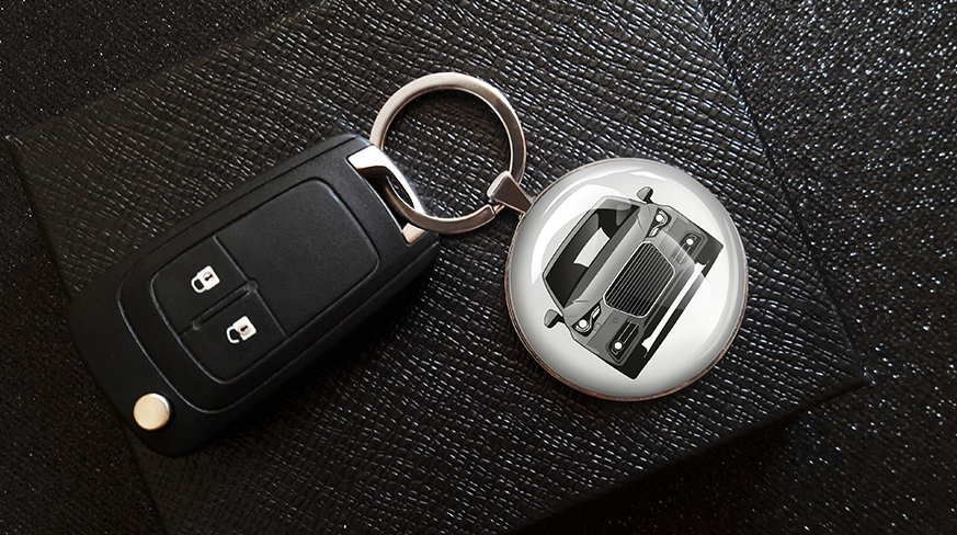 Personalisierte Leder-Schlüsseletui mit Auto-Logo, kostenloses Auto-Logo,  kleine Schlüsseltasche, Schlüsseletui mit Reißverschluss BMW, kleiner  Leder-Autoanhänger, verschiedene Marken - .de