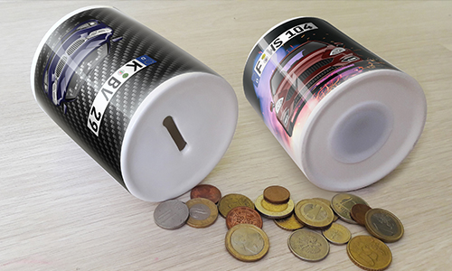 Car money box in two sizes