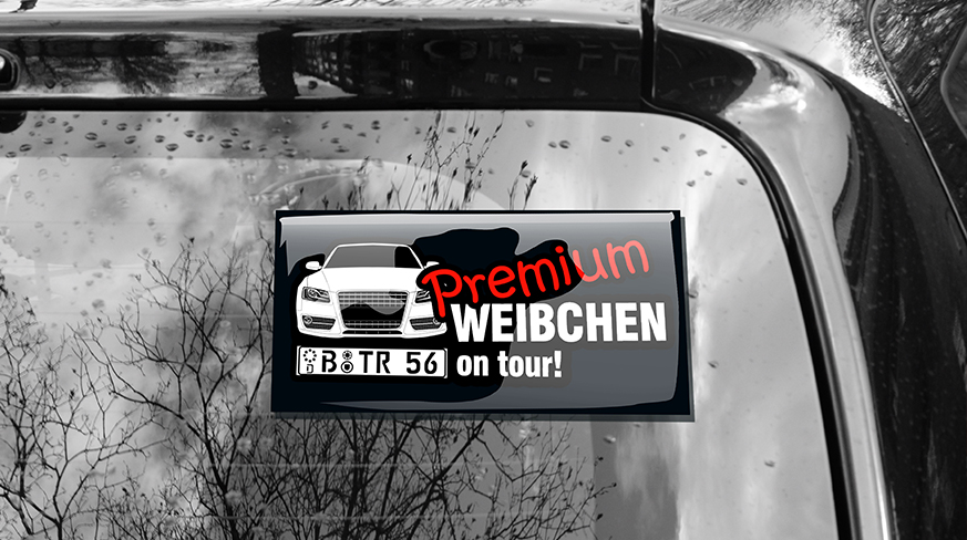 Wunschtext Autoaufkleber Windschutzscheibe Decal Aufkleber Sticker Auto LKW