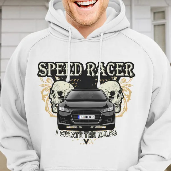 Hoodie Design mit Autosilhouette Weiß-S Family mit deinem Automodell und Kennzeichen! Kapuzenpullover Pullover Sweatshirt Geschenk Freund Paarpulli Pä