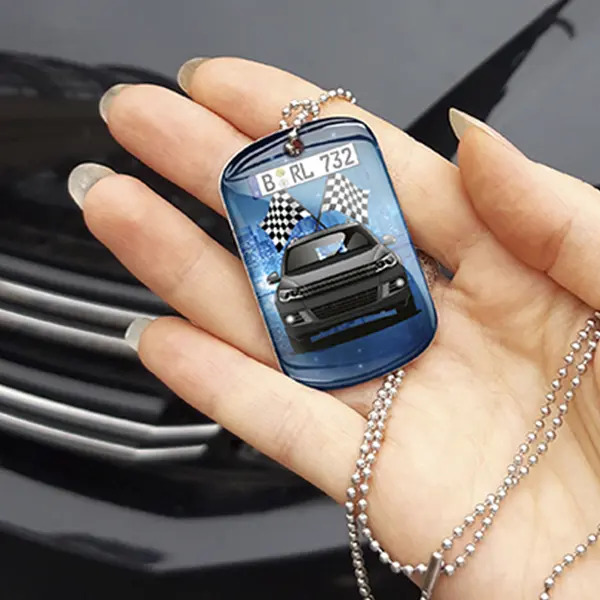 Auto-Dog Tag - alle Marken und Modelle möglich - auto4style