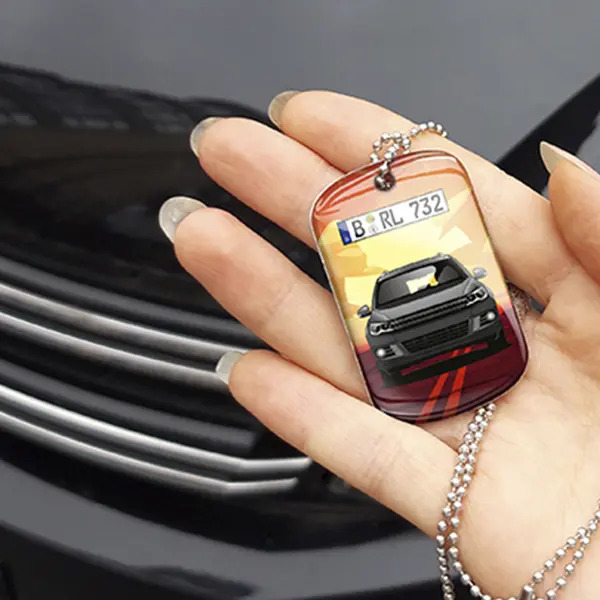 Kette personalisiert mit Auto - alle Marken und Modelle möglich - auto4style