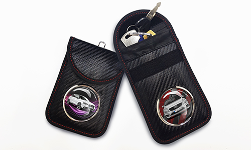 schutz etui für autoschlüssel mit zwei Varianten von Hintergrund sicherheitshülle für autoschlüssel
