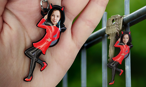 Funny-keychain-with-picture - auto4style