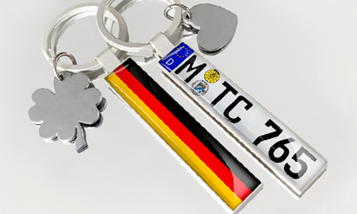 KFZ Kennzeichen Schlüsselanhänger personalisiert individuell anpassba,  11,90 €
