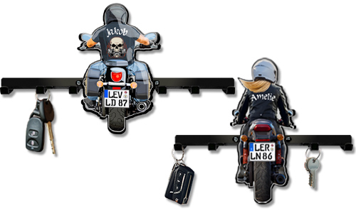 Klíčová deska-Motocykl-Název