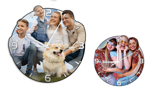 Wall Clock Personalized With Photo