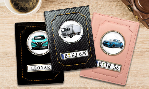 Car documents holder lying
