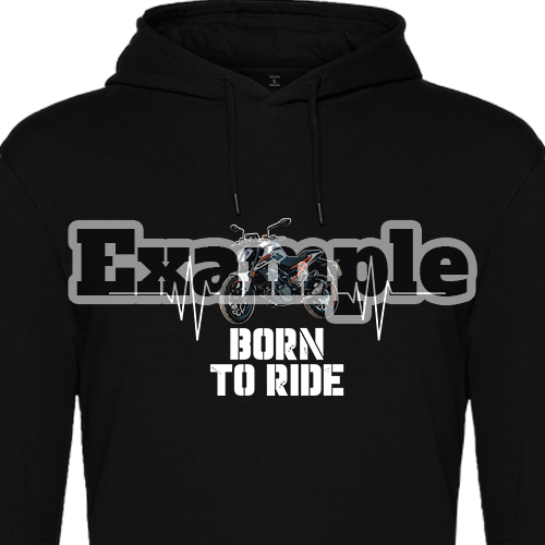 Hoodie With Car Motorcycle Truck Heart Beat Design