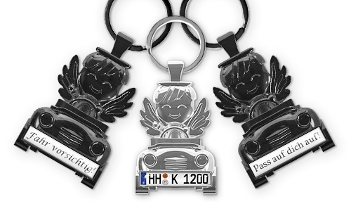 category-keychain-angel-in-car-license-plate-coated