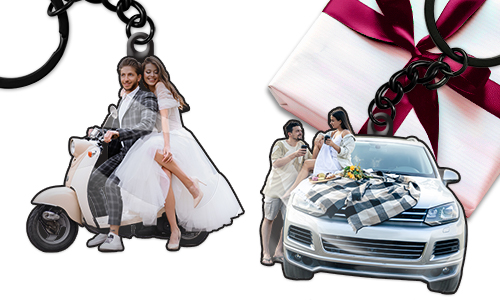 Personalised keychain for your wife