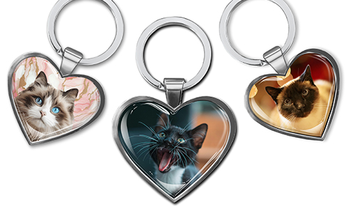 Personalisierter Schlüsselanhänger Herz – das beste Geschenk für Hundebesitzer
