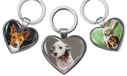 Personalisierter Schlüsselanhänger Herz – das beste Geschenk für Hundebesitzer