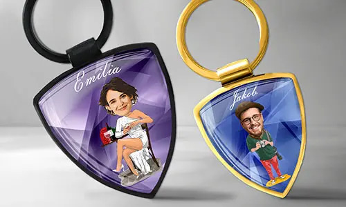 galleria-portachiavi-a-forma-di-scudo-personalizzato-stile-fumettistico-hobby-professione-2
