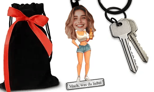 Personalized Beer-Style Keychain With Name And Alcohol Consumption Hobby Design