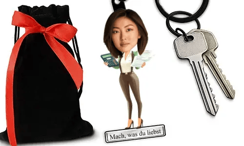 Personalized Business Economist Keychain With Name And Profession Design