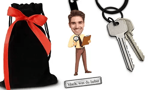 Personalized Recruiter Keychain With Name And Professional Design