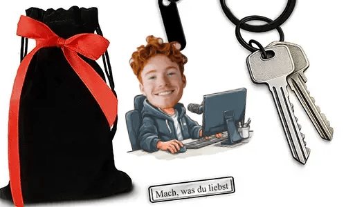 Personalized Comic-Style Keychain With Name And Television/Streaming Design