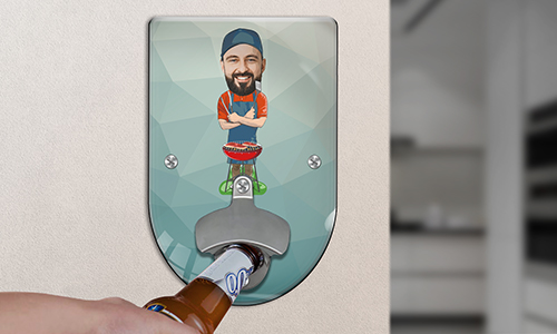 galería-abrebotellas-de-pared-personalizado-estándar-cómic-pasatiempo-profesión-2
