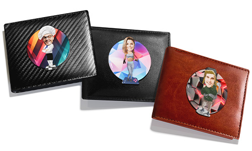 Cartera personalizada con diseño de hobby o profesión