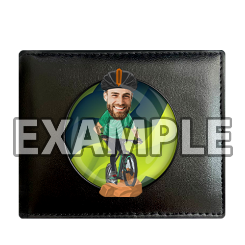 Cartera personalizada de comic con diseño de hobby o profesión