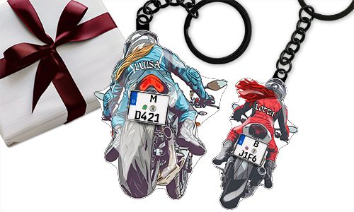 Sport-Motorrad-Schlüsselanhänger – Geschenk für deine Oma