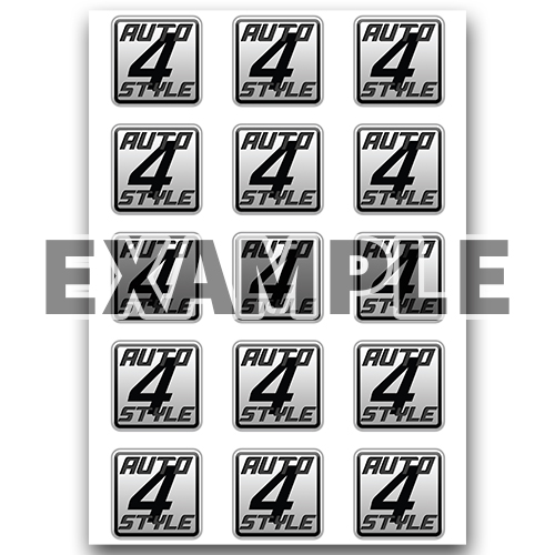 Set di adesivi personalizzati