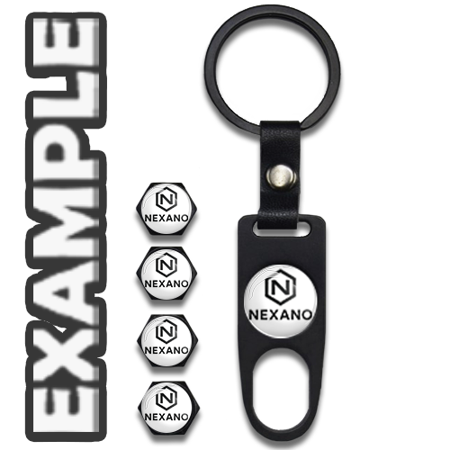 Ventilkapper med logo